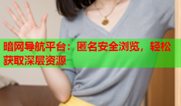 暗网导航平台：匿名安全浏览，轻松获取深层资源