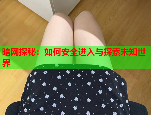 暗网探秘：如何安全进入与探索未知世界