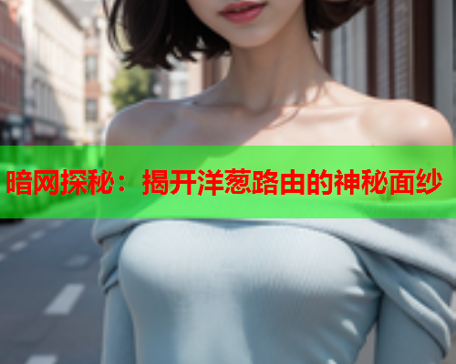 暗网探秘：揭开洋葱路由的神秘面纱