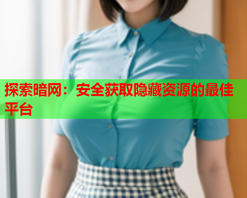 探索暗网：安全获取隐藏资源的最佳平台